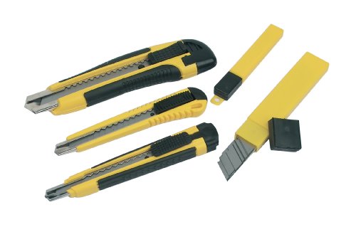 Mannesmann Abbrechmesser-Set 3-tlg., incl. 2x Ersatzmesser, M60125