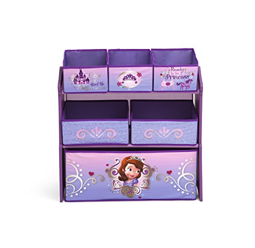 Disney Sofia 1st Multi-Bin Toy Organizer (Purple)