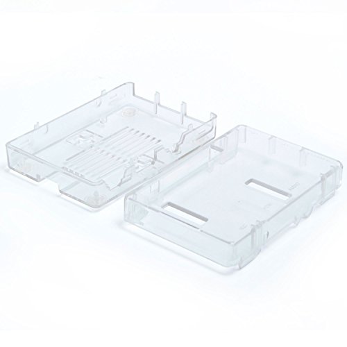 Aukru   Transparente Caja Para Raspberry Pi 3 Model B y Pi 2 Model B  B   B Plus  con 3x disipador de calor