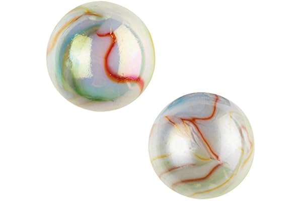 MaRécréation-MesBilles Pack de 2 Boulards Panamericain, Blanc, 2 x Dia 45 mm