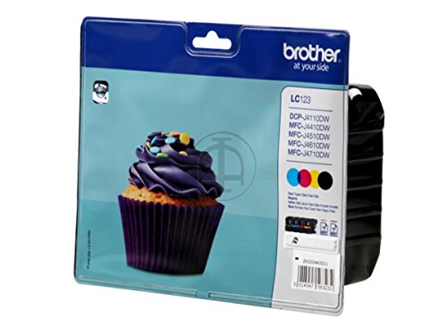 Brother LC-123  Cartuchos de tinta  negro  cian  Magenta  amarillo  DCP-J4110DW MFC-J4410DW MFC-J4510DW MFC-J4610DW  Inyecci  n de tinta 