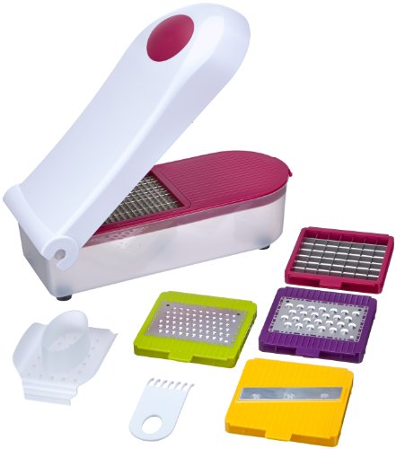 6tlg Gemüseschneider mit 5 Aufsätzen