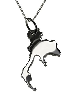 Thailand Anhänger 925 Silber mit Halskette ( 1,2mm Panzer ) in 50cm