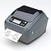 Produktbild GX42-101720-000 Zebra GX420t Etikettendrucker rev2, 8 Punkte/mm (203dpi) USB + Seriell WLAN