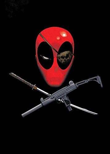 Marvel Comics Metal Poster Deadpool Merc with a Mouth Piratepool 10 x 14 cm