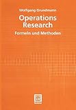 Operations Research. Formeln und Methoden by Wolfgang Grundmann