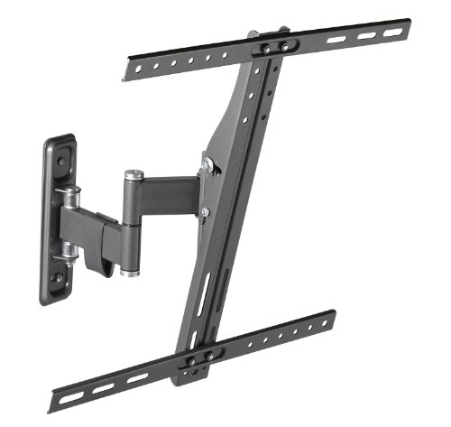 Vivanco WM 4725 neig- und schwenkbare TV-Wandhalterung (81 cm (32 Zoll) bis 119 cm, (47 Zoll), max. 25kg, max. VESA 400x400) schwarz