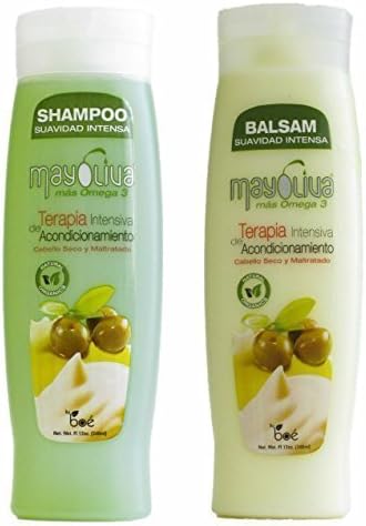 MayolivaMas Omega 354.9ml Shampoo & Balsam Rinse Set (Dominican Hair)