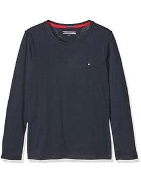 Tommy Hilfiger Mädchen T-Shirt Girls Basic Cn Knit L/S