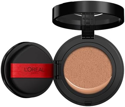 L'Oréal Paris Fondotinta Cushion, Per Tutti i Tipi di Pelle, Tenuta 24H, Pelle Uniforme e Senza Imperfezioni, Formula Leggera e Traspirante, Infaillible Air Wear Cushion, Tonalità: 300, 11 g