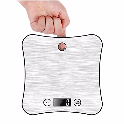 yooyoo-KTKitchen Scale Kitchen Electronic Scale Baking Food Accurate Gram Scale Bench 1g Stainless Steel Mini Electronic Scale Commercial 5KG