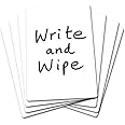SG Education Plain A430 Write and Wipe Plain Board, A4 Size, Pack of 30
