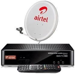AIRTEL HD SET TOP BOX WITH RECORDING AND MY FAMILY PACK