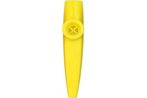 WATAWATA Kazoo Musical Instruments, 5 Colors Children's Musical Instruments Kazoo Sets for Gift, Prize, Game, and Party Favors (Yellow)