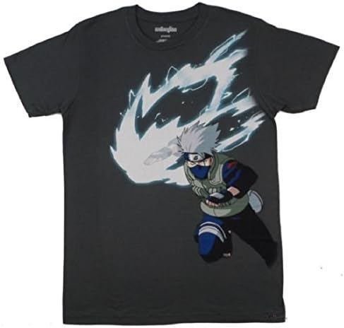Hpyeed Naruto shippuden Kakashi Hatake White Fang Anime Mens T-Shirt