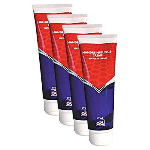 Preisvergleich Produktbild AD Chemie 4X Handreinigungscreme Ct 64 250ml Tube Kanister Handwaschpaste Handreiniger Scrubs Seife Waschpaste Handreinigung Creme 100904-250-012