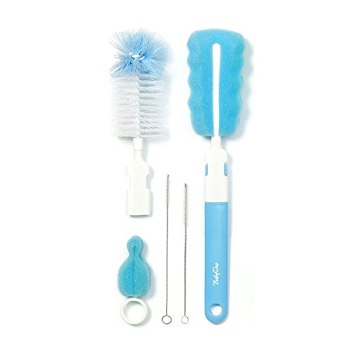 Preisvergleich Produktbild Baby Ono Bürstenset zur Reinigung von Babyflaschen und Nuckeln, Blau