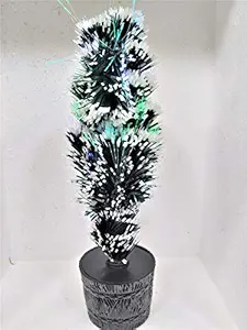 Popular Artificial Christmas Trees one Feet Tree (30 cm) Fiber Optical Lighting Tree Home Church X-mas Special Edition for Office