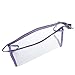 JACKY 1PC Clear Waterproof Storage Makeup Bags (Purple)