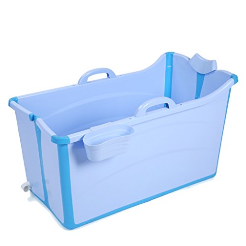 Preisvergleich Produktbild HCJCQYG FJXLZ® Aufblasbare Badewanne, zusammenklappbares Kind Wanne Verdickung Plastik Keine Abdeckung Planschbecken Dickere Isolierung Zusammenklappbar Badewanne (Farbe : #1)