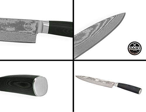 Daiki Japan – hochwertiges japanisches Küchenmesser / Damastmesser 67 Schichten VG-10 mit 19 cm Klinge - 5
