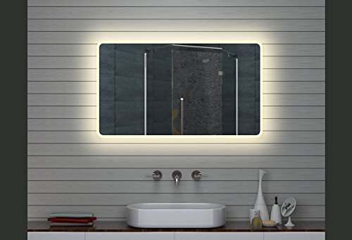 Lux-aqua Design LED Badezimmerspiegel Lichtspiegel Wandspiegel Spiegel 120x70cm - 3