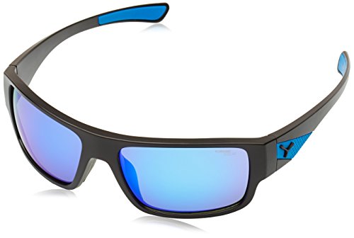 Cébé Whisper Lunettes de soleil Matte Black Blue 1500 Grey AR Blue FM Taille M