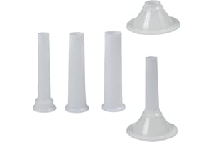 ORYX Juego Embudos Plastico Para Maquina Picar Carne Nº 10/12 (4 Piezas)