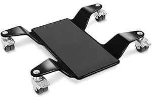 ConStands Mover II 320 kg - Motorrad Rangierhilfe für Vespa 946, GTS 125/250/ 300, S 50/125, GT 125/200 Hauptständer Rangierwagen Schwarz