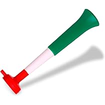 2 Campanacci Da Stadio In Acciaio 8 Pollici - Per Tifosi, Feste E Eventi Sportivi (Rosso)