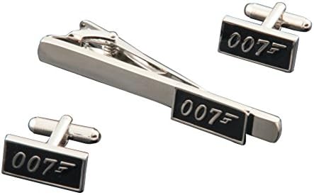Covink® James Bond 007 Specialized Cufflinks and Tie Clip Set