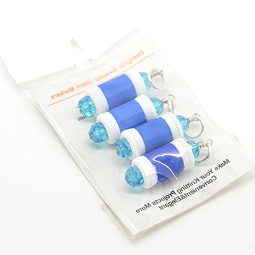Souarts Stitch Marker und Reihenzähler Two in One 10 mm für Stricken Craft 4St - 3