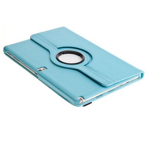SVS-Trade Samsung Galaxy Note 2014 Edition 360 ° rotierbare Schutz Tasche Smart Cover 10.1 Zoll (Hellblau) - 4