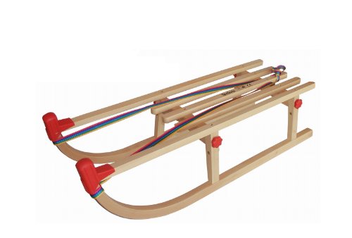 Davos trineo plegable de madera con cuerda 90 cm