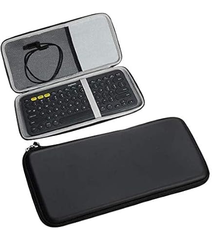 Lebakort ﻿Duro Viaggio Caso Custodia per Logitech MX Keys Mini Tastiera Illuminata Wireless