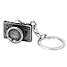 Produktbild sourcingmap® Metall Retro baumelnd Kamera Anhänger Schlüsselanhänger Schlüsselaring Grau