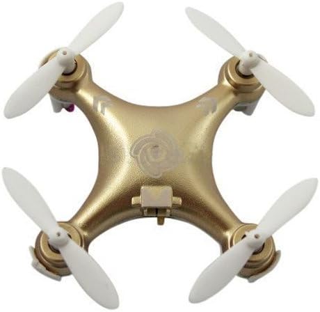 LiDi RC CX-10A 2.4gHz 6 Axis with LED Light Headless Nano RC Quadcopter (Color: Golden)
