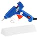 Produktbild MAIKEHIGH Mini-Heiß klebepistole mit 30 Stück ( 7 x 250 mm ) Heißklebesticks Hochtemperatur-Schmelzklebepistole-Kit Flexibler Trigger für DIY Kleine Craft-Projekte (20-Watt, Blau)