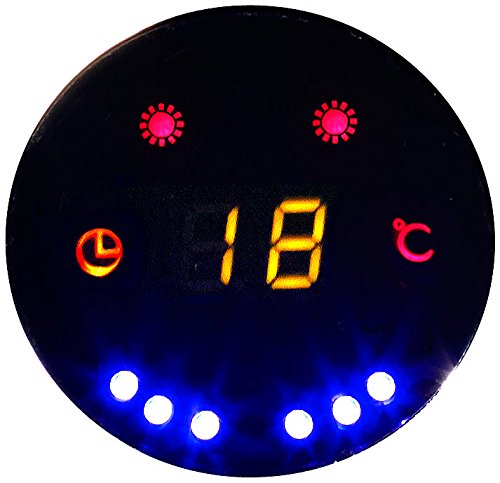 Sichler Haushaltsgeräte Keramik-Wandheizlüfter mit digitalem Thermostat, Fernbedienung, 2000 W - 5