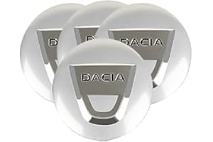 WWFAN Car Coiffe de Voiture 4pcs 56mm pour Dacia Emblem Badge Centre de Roue Hub Capuchon Capt Sticker pour Dacia Duster Logan Sandero Lodgy Accessoires (Color Name : for Dacia)