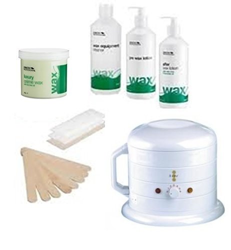 Waxing Starter Kit (including Hive 500cc Wax Heater, Tea Tree Creme Wax & Fabric Strips) by Natures Curve