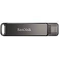 SanDisk iXpand Flash Drive Luxe 128GB 2-in-1 Lightning & USB Type-C connectors for your iPhone and iPad