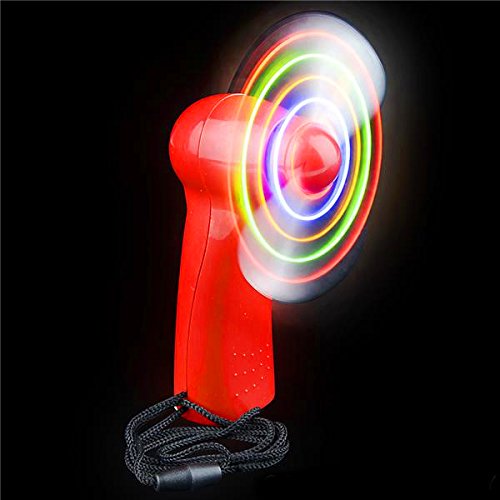German Trendseller® – LED Hand Ventilator┃ Extra Starke Rotoren ┃ inkl. Anhänger ┃ Cool & Fresh ┃ Ventilator - 3