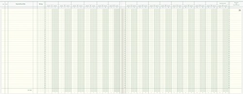 König & Ebhardt 8617159-8315K48KL Amerikanische Journale (420 x 332 mm, 48 Blatt) hellblau - 3