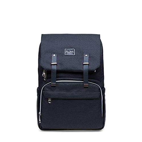 Preisvergleich Produktbild Wickeltasche Rucksack Multifunktionale Wasserdichte Baby-Verbandtasche, YANWE Reisewindel Tasche Baby Pflege, Große Kapazität, Grau(Black)