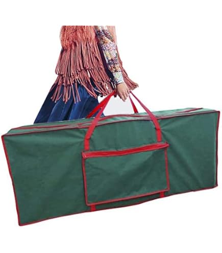 LEMESO Sac De Rangement Sapin De Noël Imperméable 135x34x68cm - Protection Anti-poussière