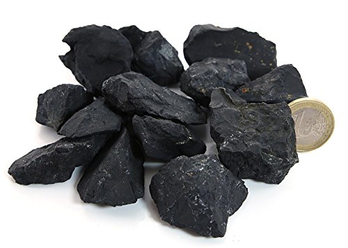 Schungit Rohsteine, 200 g, Wassersteine, Shungit Wasserenergetisierung, inklusive einer Broschüre zum Umgang mit Wassersteinen - 3