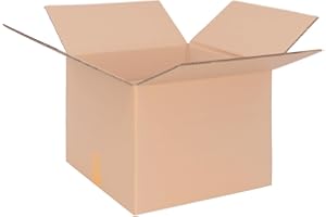 verpacking Faltkartons 390 x 390 x 285 mm Braun (Außenmaß 400 x 400 x 300 mm) variable Höhe bei 100/200 mm KK 93 2-wellig Versandkarton DHL Paket DPD GLS Hermes Paket Karton (5 Stück)