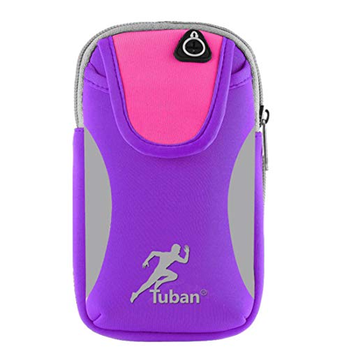 Preisvergleich Produktbild Sakuldes Neue Handy-Armtasche, Sport-Armtasche, Außenhandgelenkstasche, Armtasche Geburtstagsgeschenk, Urlaub. (Color : Purple pink)
