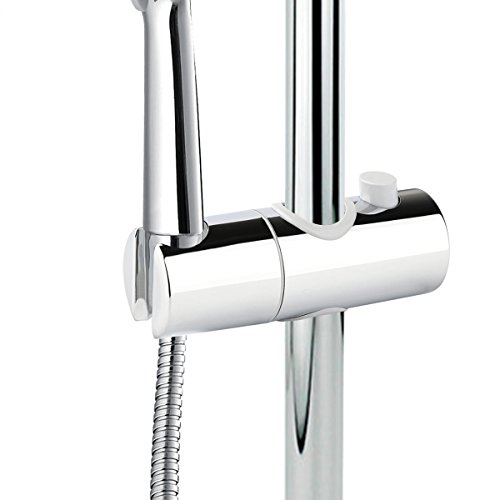 IDEALEBEN Duschkopf Schieber Halter Gleiter Brausehalter Stangengleiter für Duschstange Wandstange ?22 mm Durchmesser - 6